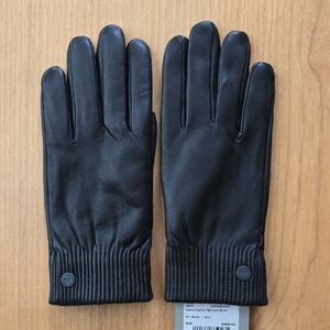 Canada Goose Ladies Leather Rib Luxe Gloves, NWT
